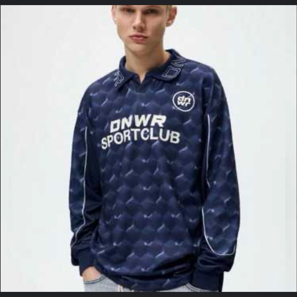 Zara Men's Navy Sport Club Jersey L/XL